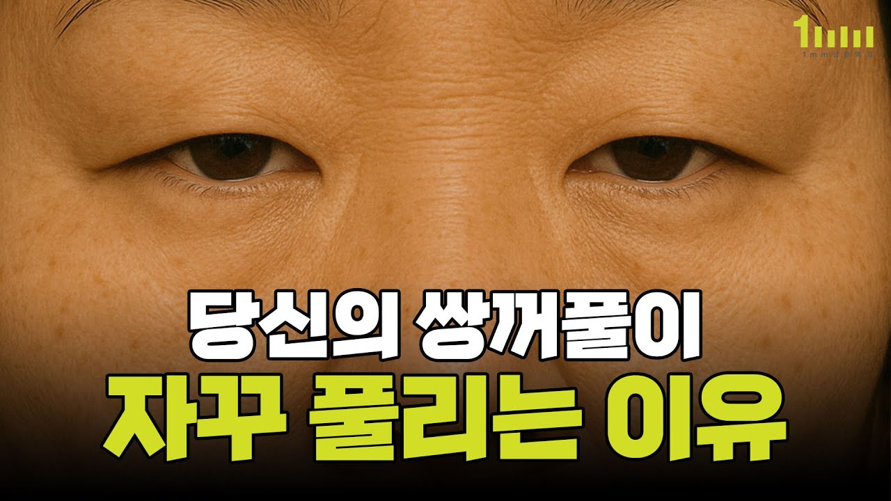 雙眼皮手術後為什麼會鬆脫？埋線法與切開法的差異及正確應對